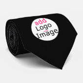 トレンディーモダンのカスタマイズ可能な黒 ネクタイ (ロール)