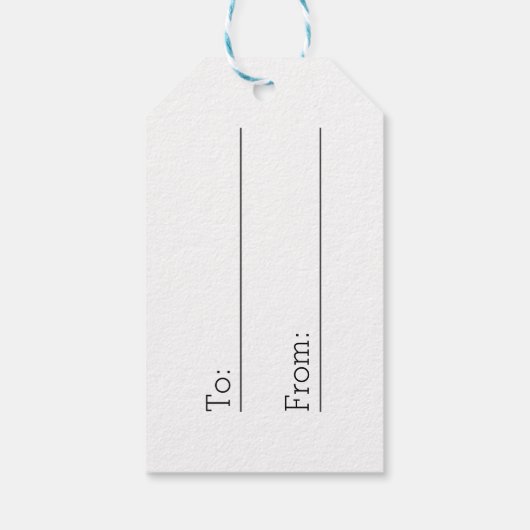 トレンディーモダンのソバメリーークリスマス ギフトタグ (裏面)