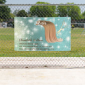 トレンディーモダンのヘアロきらめくゴ 横断幕 (インサイチュ)