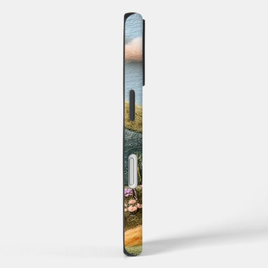 トレンディーモダンの切断されたフローラパーソナライズされた名 Case-Mate iPhoneケース (裏面 / 右)