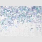 トレンディーモダンの青と白の《写真》ぼけ味 薄葉紙 (正面)