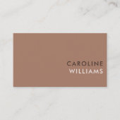 トレンディーモダンほこりっぽい紫檀 名刺 (正面)