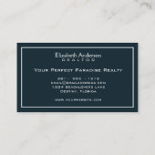 トレンディーモダンエテ実在ートトロピカルリーフグリーナリー 名刺 (裏面)