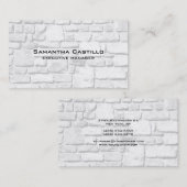 トレンディーモダンエレガントウォールストーン 名刺 (正面/裏面)