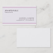 トレンディーモダンエレガントカラー頭が切れるプレアラックス 名刺 (正面/裏面)