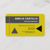 トレンディーモダンエレガントコンテンポラリー 名刺 (正面)