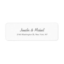 トレンディーモダンエレガントシンプルミニマ結婚リスト ラベル