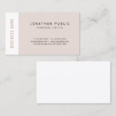 トレンディーモダンエレガントシンプル企業のテンプレート 名刺 (正面/裏面)