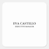 トレンディーモダンエレガントシンプル管理者 スクエアシール (正面)