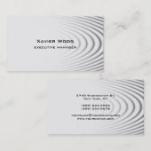 トレンディーモダンエレガントプロフェッショナル管理者 名刺 (正面/裏面)