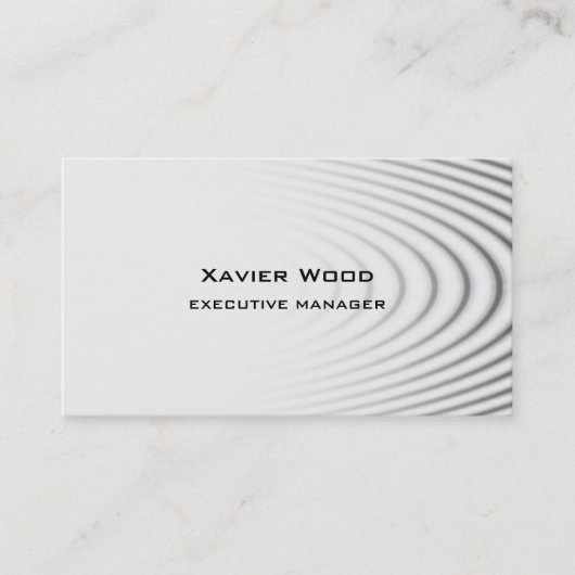 トレンディーモダンエレガントプロフェッショナル管理者 名刺 (正面)