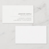 トレンディーモダンエレガントミニマルプロフェッショナル 名刺 (正面/裏面)