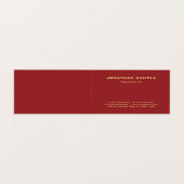 トレンディーモダンエレガントモノグラ最高のム折り曲げ 名刺 (内部フラット)