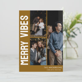 トレンディーモダンカスタム3フォトビメリーーブ シーズンカード