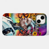 トレンディーモダンカラフルアンドロイドツリー Case-Mate iPhoneケース (裏面 (横))