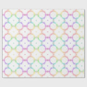 トレンディーモダンカラフルエレガントテンプレート ラッピングペーパー (フラット)