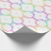 トレンディーモダンカラフルエレガントテンプレート ラッピングペーパー (角)