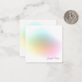 トレンディーモダンカラフルテンプレート手書 ノートカード (正面/裏面インサイチュ)