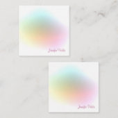 トレンディーモダンカラフルテンプレート手書 ノートカード (正面/裏面)