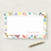 トレンディーモダンカラフル抽象芸術パターン(の模様が)あるカスタム ポストイット (デスク)