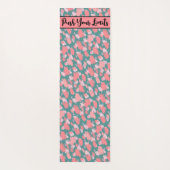 トレンディーモダンカラフル模様 ヨガマット (裏面)