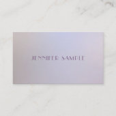 トレンディーモダンカラーエレガントミニマルテンプレート 名刺 (正面)