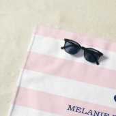 トレンディーモダンカリフォルニアビーチ美しいバベ ビーチタオル (インサイチュ)