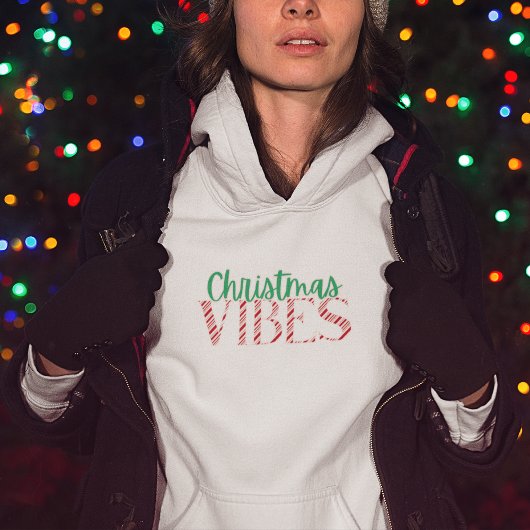 トレンディーモダンキャンディーケーンクリスマスTシャツ パーカ