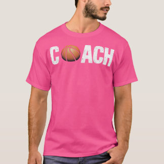 トレンディーモダンギフトバスケットボールのコーチの感謝 Tシャツ