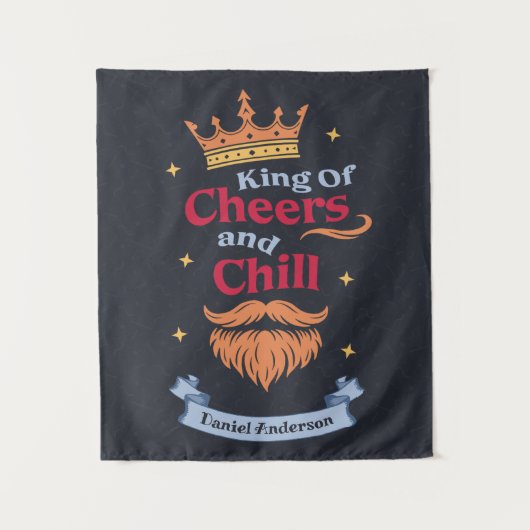 トレンディーモダンクおもしろいング引用文タイポグラフィ タペストリー (正面)