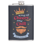 トレンディーモダンクおもしろいング引用文タイポグラフィ フラスク (正面)