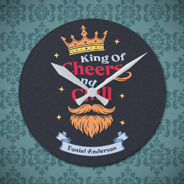 トレンディーモダンクおもしろいング引用文タイポグラフィ ラウンド壁時計