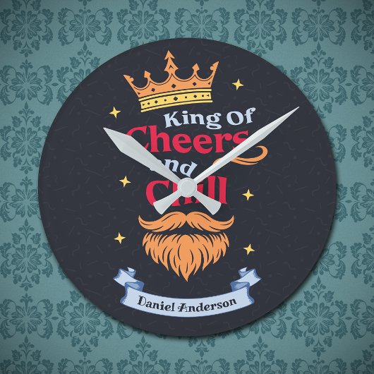 トレンディーモダンクおもしろいング引用文タイポグラフィ ラウンド壁時計