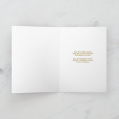 トレンディーモダンクリスマスツリーグリーン シーズンカード (内部)