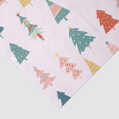 トレンディーモダンクリスマスツリーパターン 薄葉紙 (詳細)