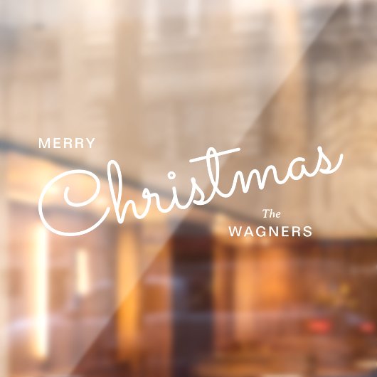 トレンディーモダンクリスマス |休日 ウィンドウサイン (シート2)