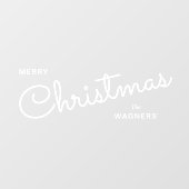 トレンディーモダンクリスマス |休日 ウィンドウサイン (シート)