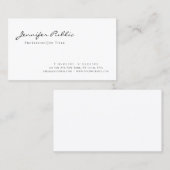 トレンディーモダングラフィックスタイリッシュデザインミニマリスト 名刺 (正面/裏面)