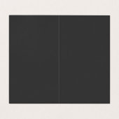 トレンディーモダングレイ黒モノグラはっきりしたム 名刺 (内部フラット)