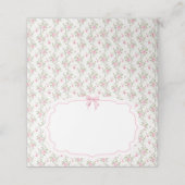 トレンディーモダンコケットピンクボウラブシャックプレイス プレイスカード (外部開封)