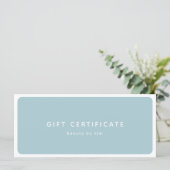 トレンディーモダンサロンQRコードギフト証明書 (スタンド正面)