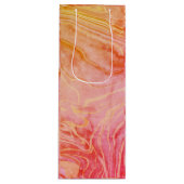 トレンディーモダンシエレガントック大理石 ワインギフトバッグ (正面)