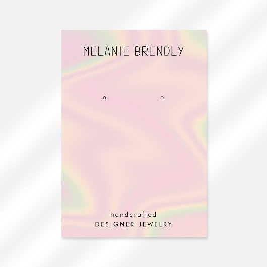 トレンディーモダンシックジュエリーイヤリングディスプレイ 名刺