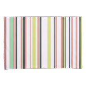 トレンディーモダンシックニューシーズンストライプズ 枕カバー (正面右)