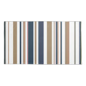 トレンディーモダンシックニューシーズンストライプズ 枕カバー (裏面-左)