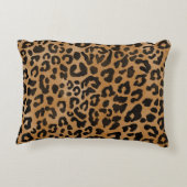 トレンディーモダンシックヒョウ柄モノグラム名 アクセントクッション (裏面)