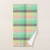 トレンディーモダンシック色ブロック正方形 バスタオルセット (ハンドタオル)