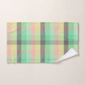 トレンディーモダンシック色ブロック正方形 バスタオルセット (ハンドタオル)