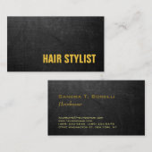 トレンディーモダンシャルボード美容師 名刺 (正面/裏面)