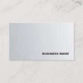 トレンディーモダンシルバミニマルグジュアリーカンパニー 名刺 (正面)
